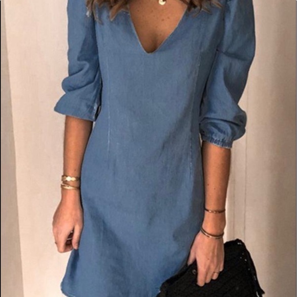 Allyzone blue dress size XL. - Picture 1 of 6